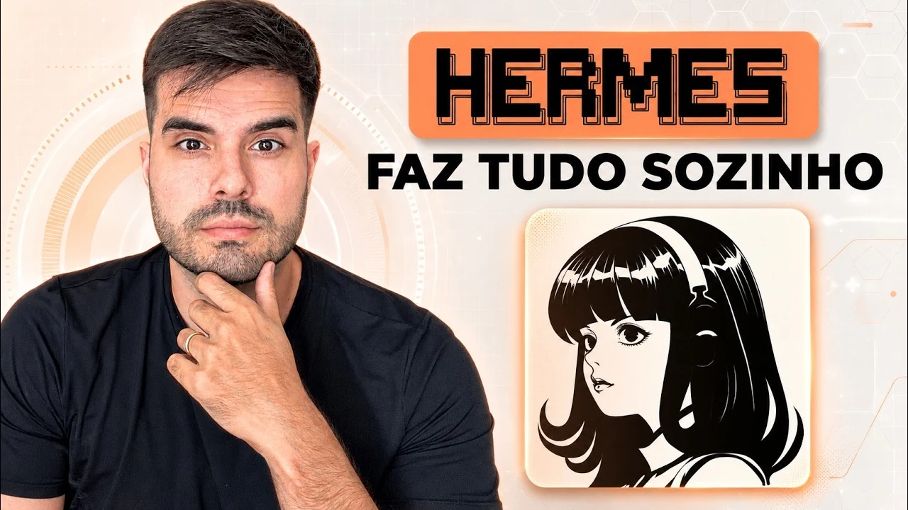 Capa do vídeo: Hermes Agent do ZERO: Instalando e Testando na Pratica